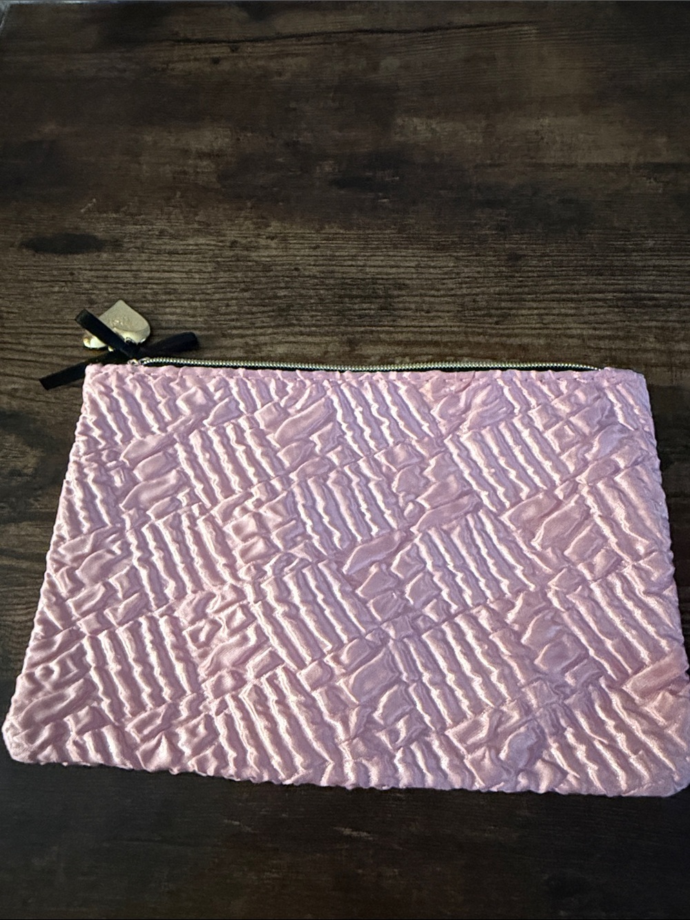 ipsy Pink Quilted Mini Pouch